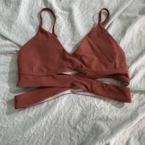 Lululemon Women's Rust sports bra